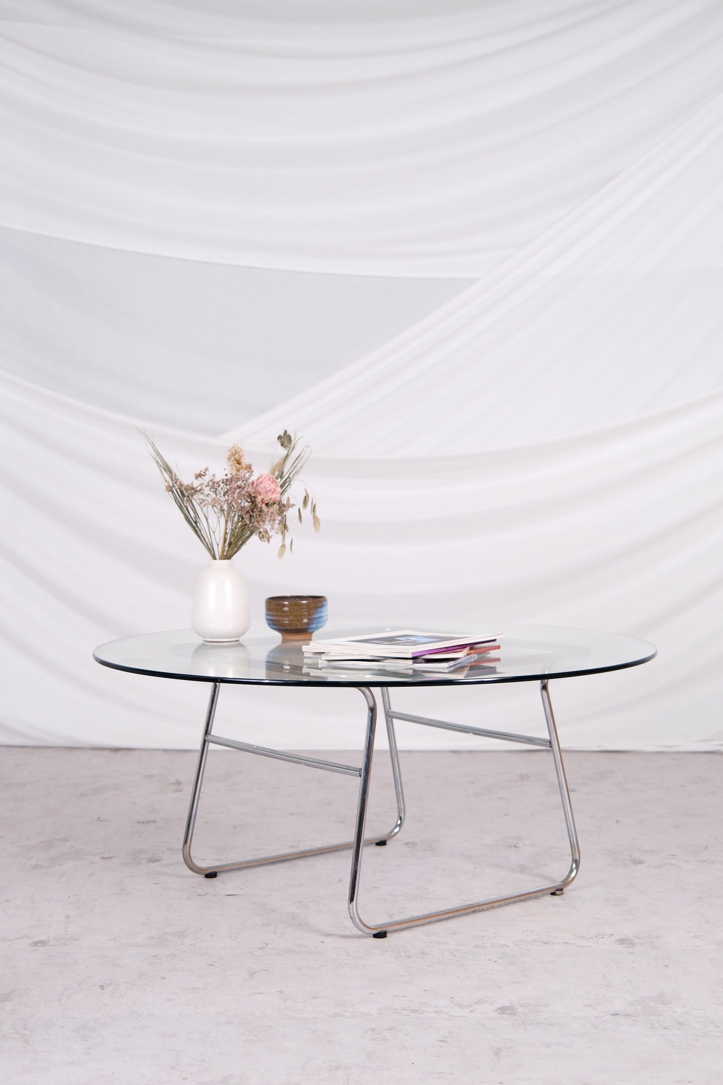 Vintage Glass coffee table