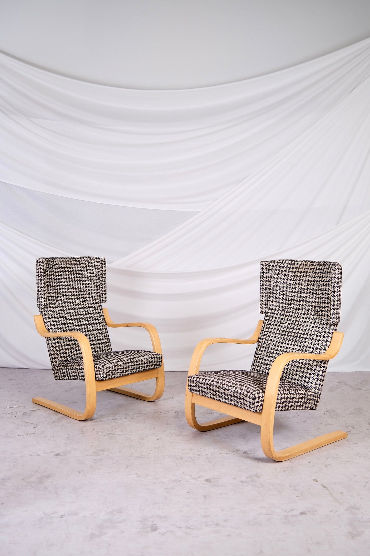 Artek 401 Armchairs by Alvar Aalto