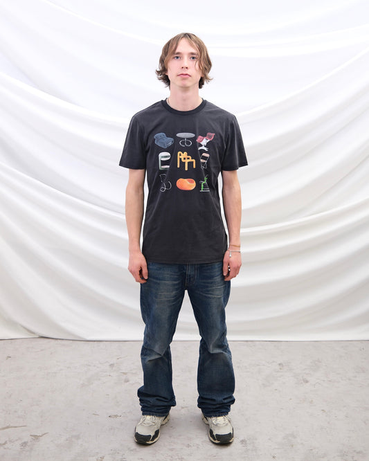 PINO Design Objects T-Shirt - Washed Black