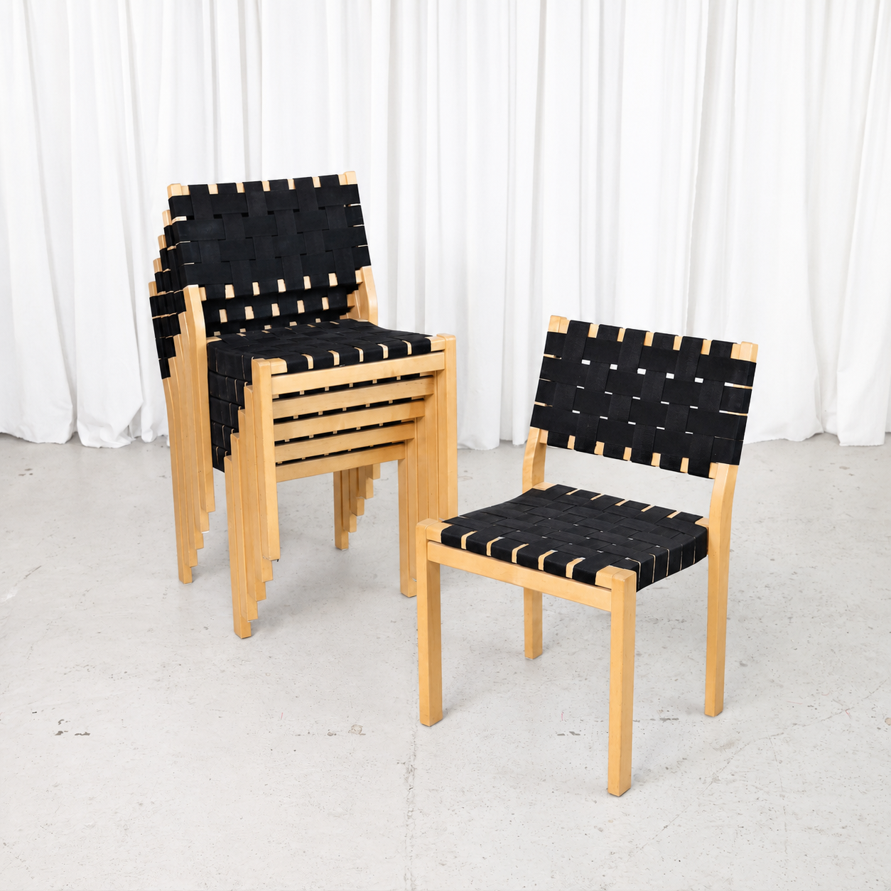 Artek Model 611 Chair by Alvar Aalto – Pino Interiors