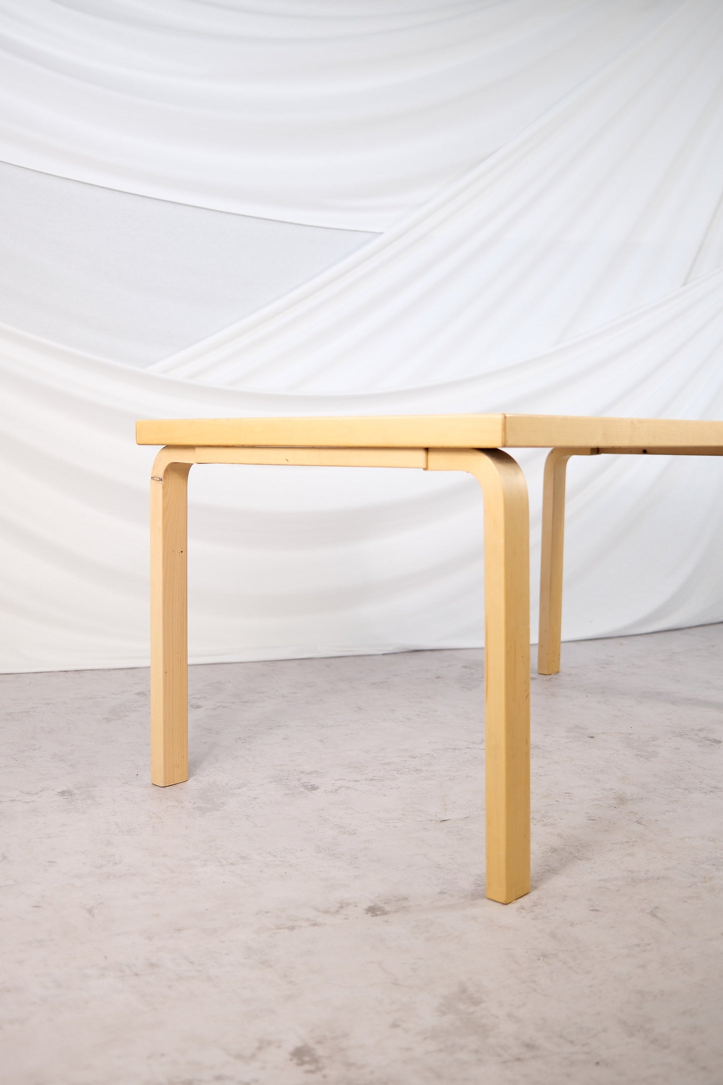 Artek 82A Table, Black Linoleum, Alvar Aalto