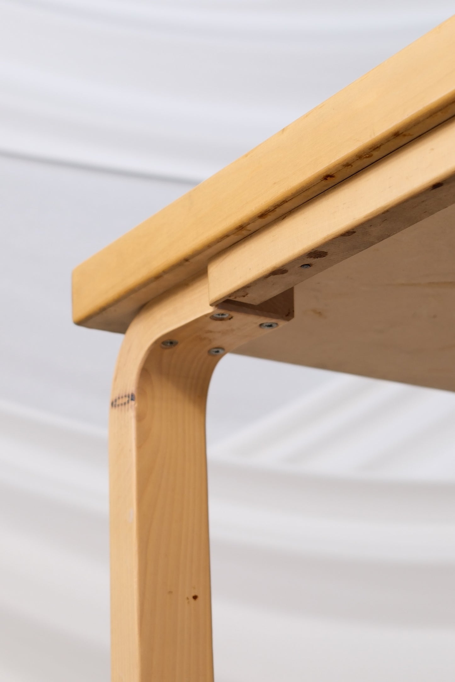 Artek 82A Table, Black Linoleum, Alvar Aalto