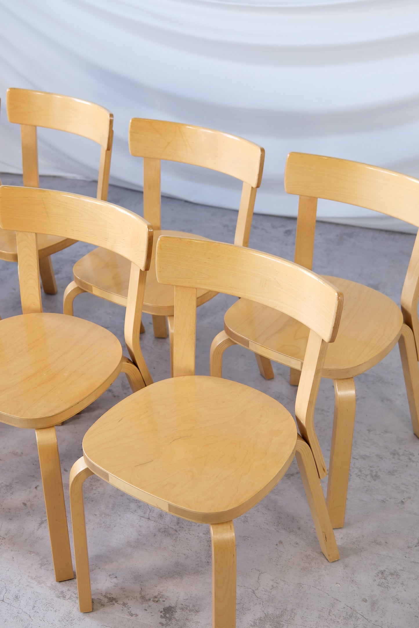 Artek 69 Chairs by Alvar Aalto