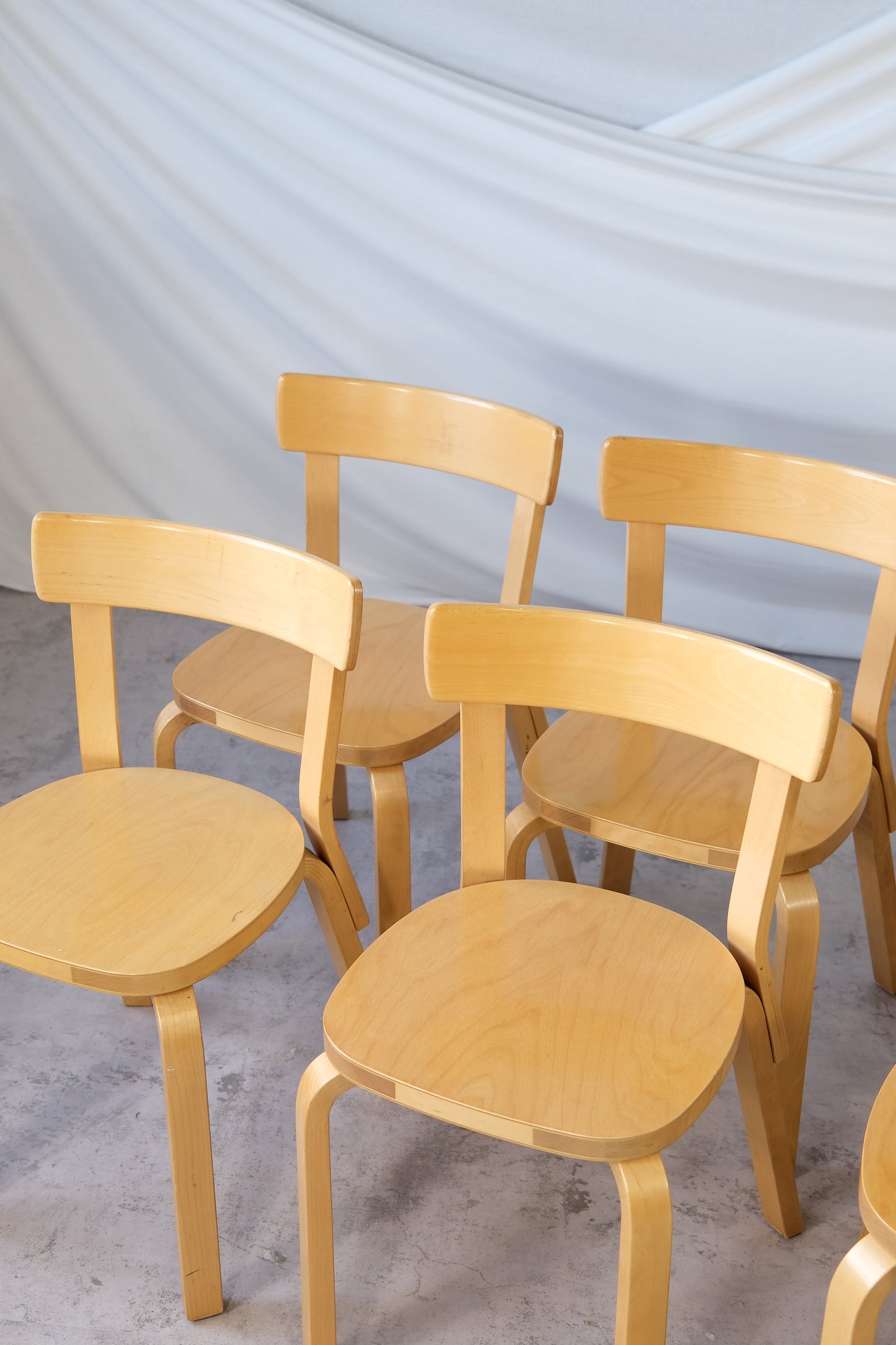 Artek 69 Chairs by Alvar Aalto