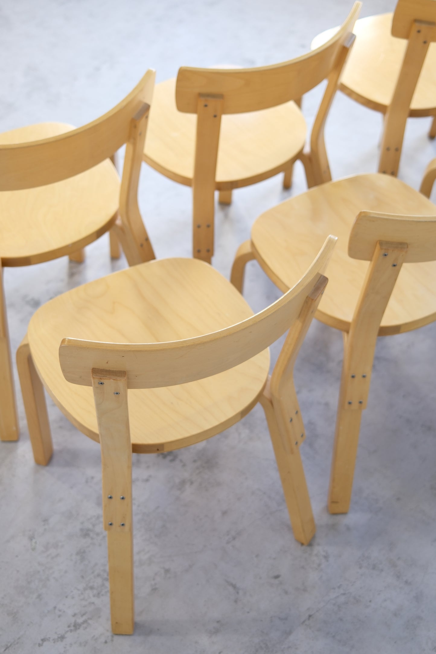 Artek 69 Chairs by Alvar Aalto