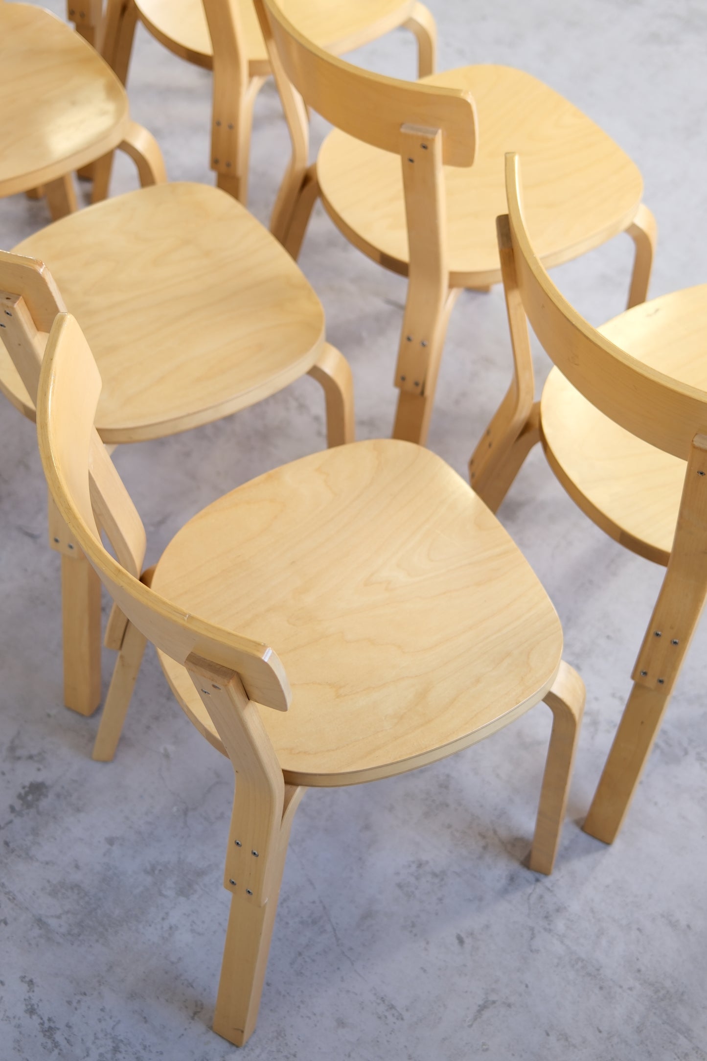 Artek 69 Chairs by Alvar Aalto