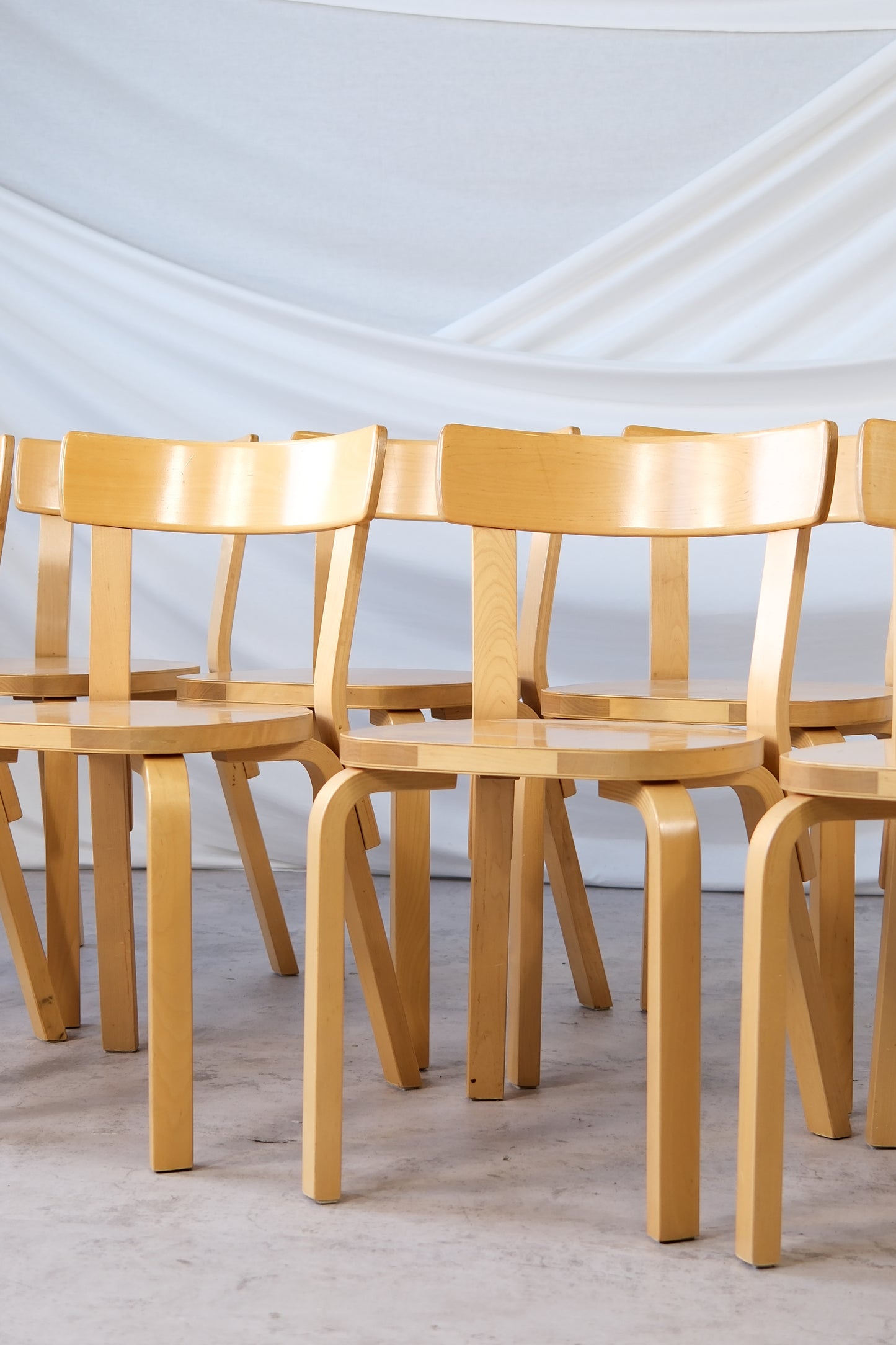 Artek 69 Chairs by Alvar Aalto
