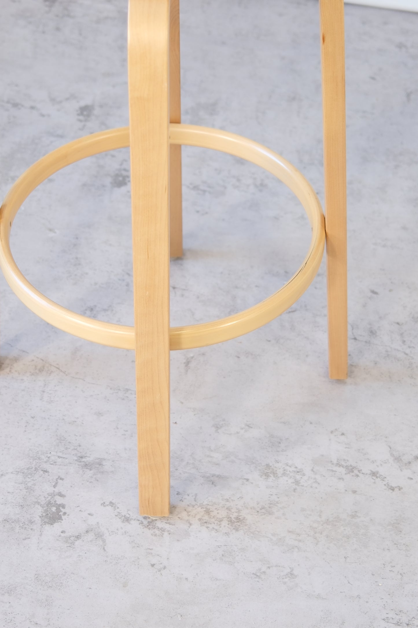 Artek 64 Bar Stools with Backrest by Alvar Aalto, 2006