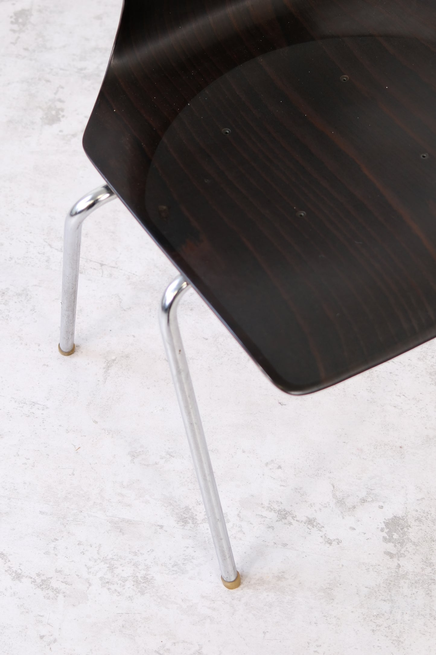1970s Vintage Chrome and Wood Chairs