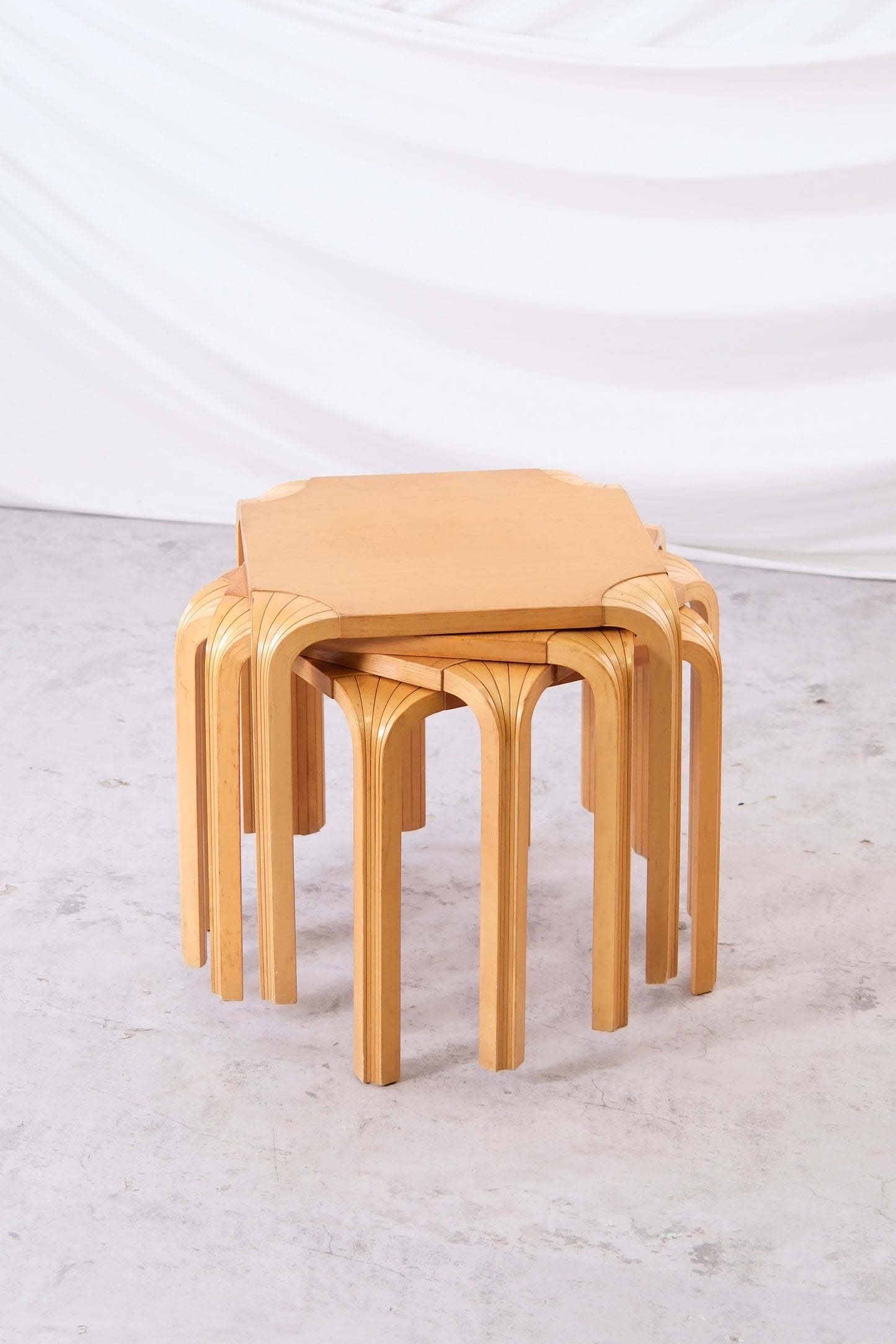 Artek X601 Fan Leg Stools