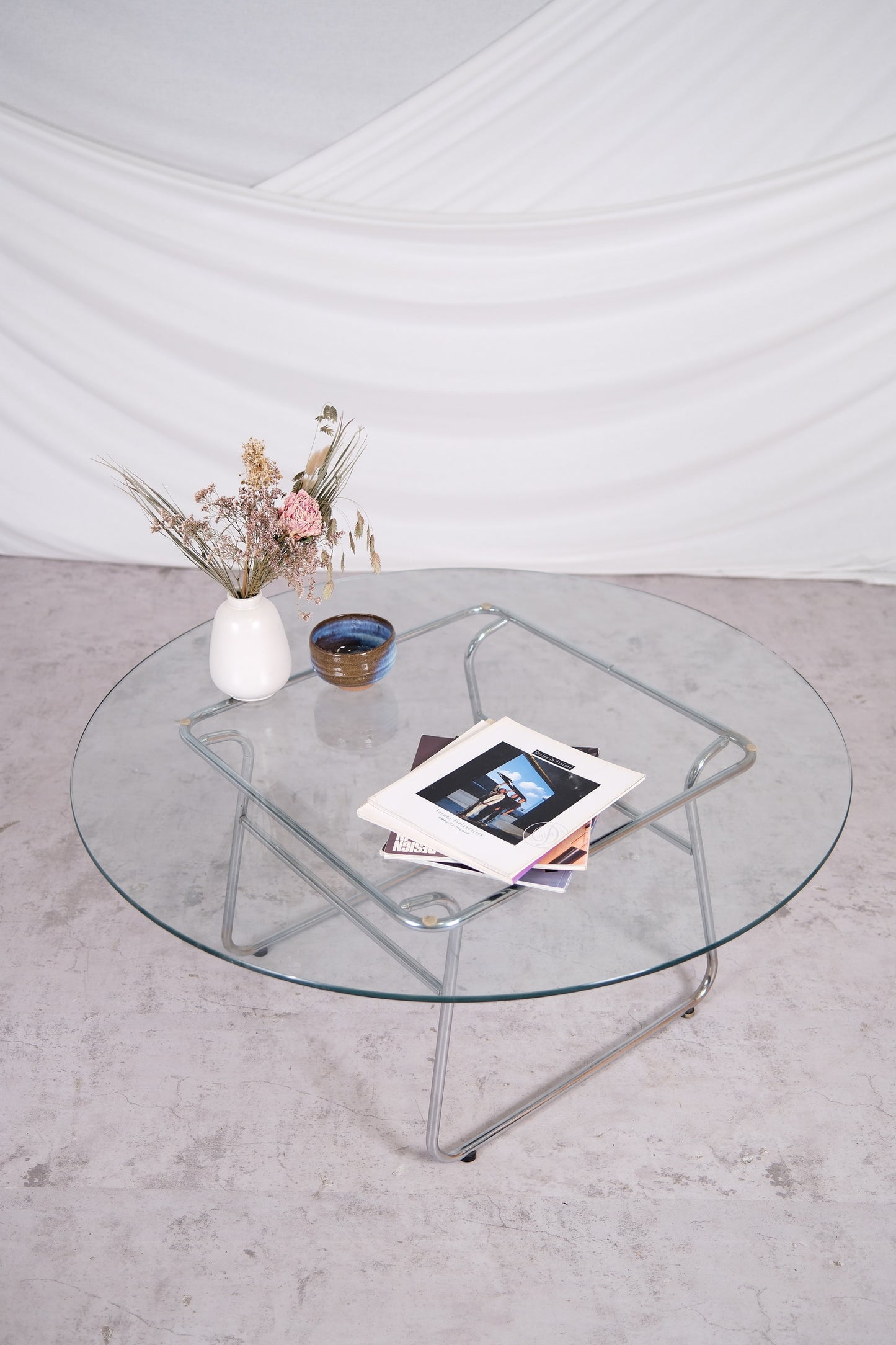 Vintage Glass coffee table