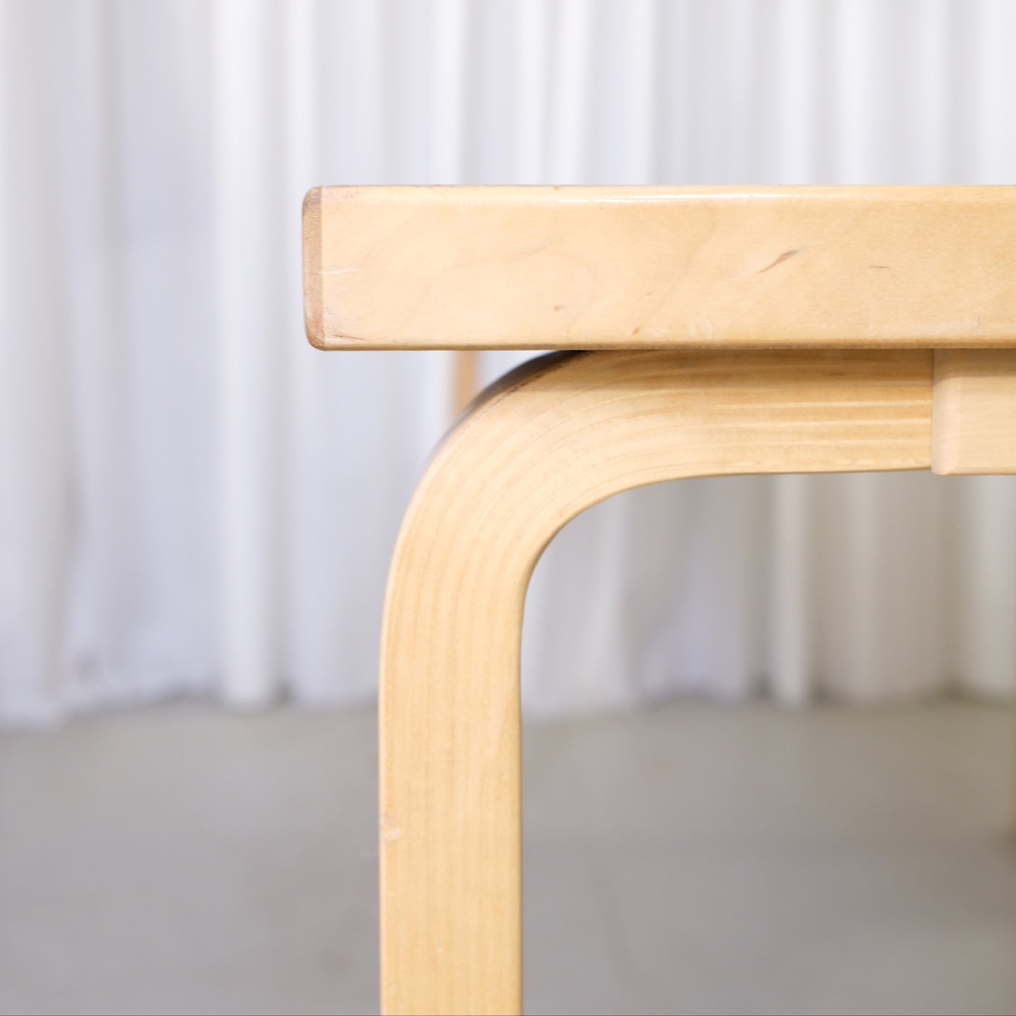 Artek Table 81A with White Laminate Top by Alvar Aalto