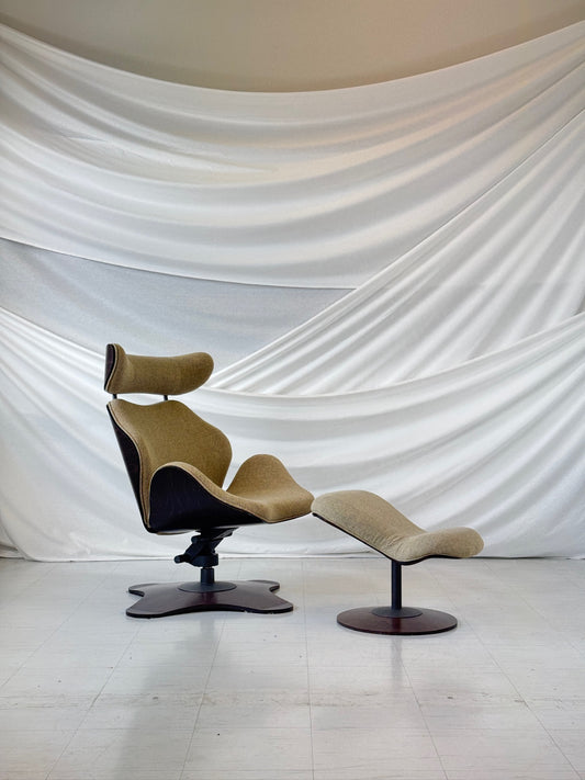 ストッケ トック ラウンジチェア(オットマン付き)