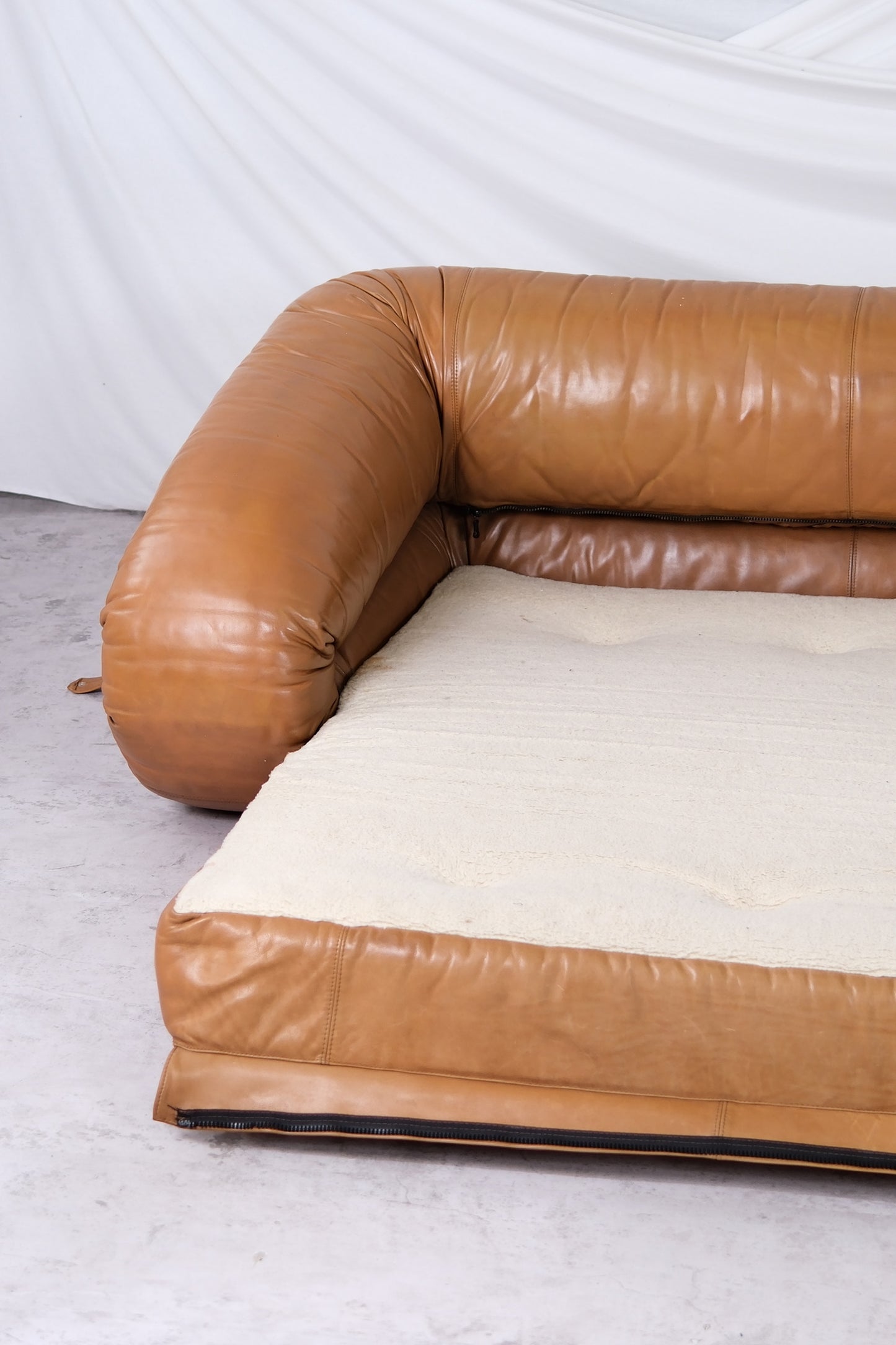 Anfibio Sofa Bed 3-seater by Alessandro Becchi for Giovannetti, 1970s