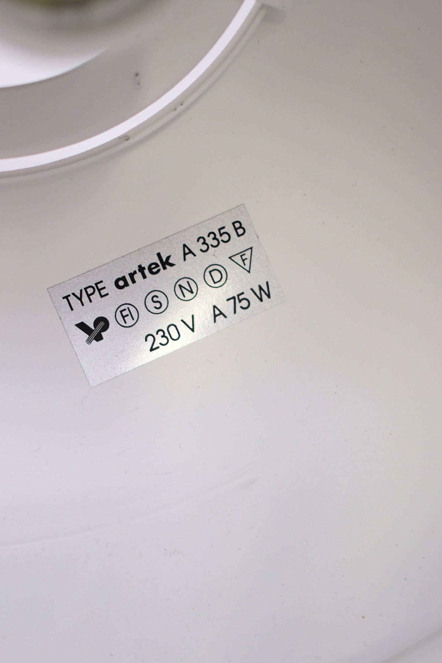 Alvar Aalto A335B lamp, manufactured by Valaisinpaja - Pino Interiors