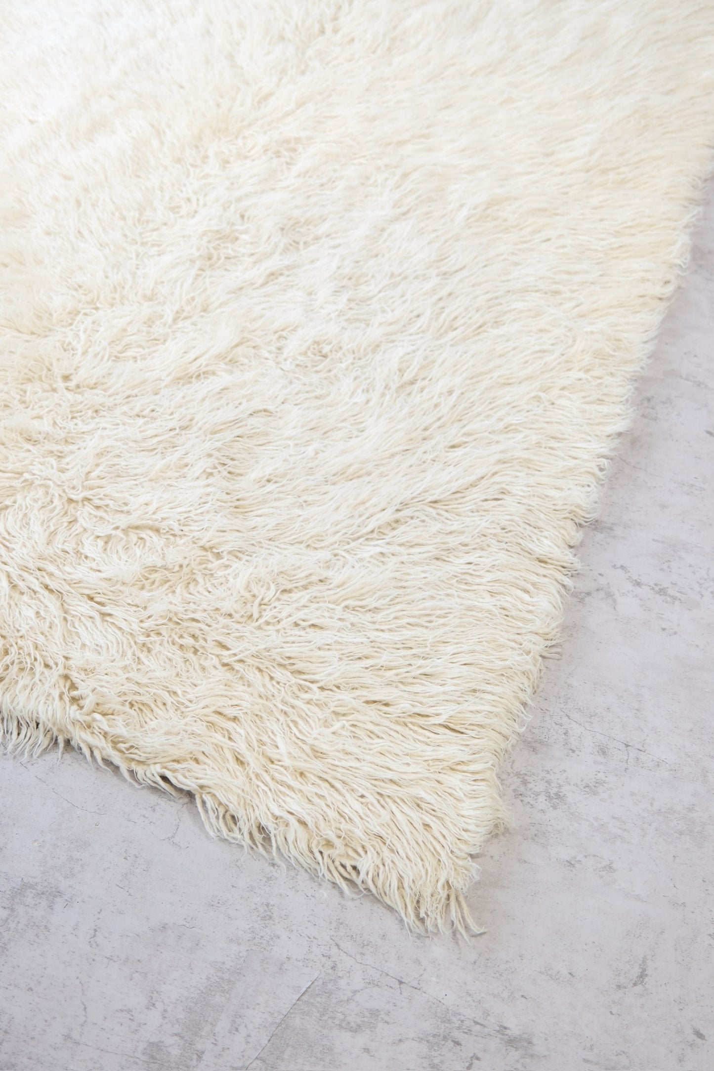 Vintage Sheep Wool Carpet