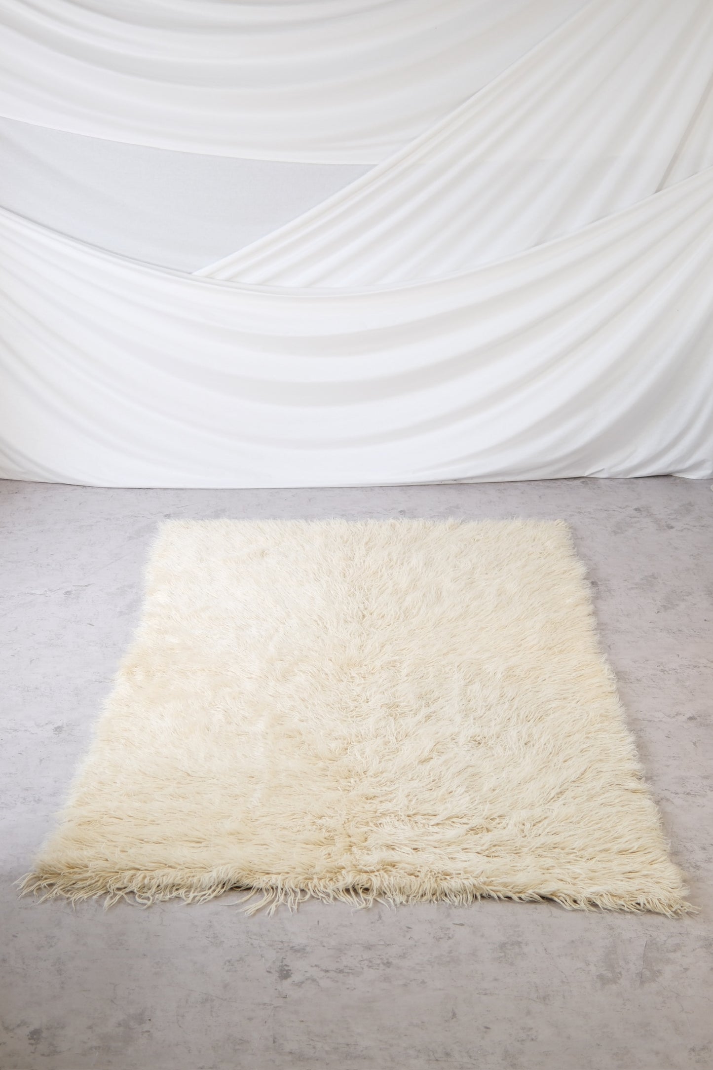 Vintage Sheep Wool Carpet