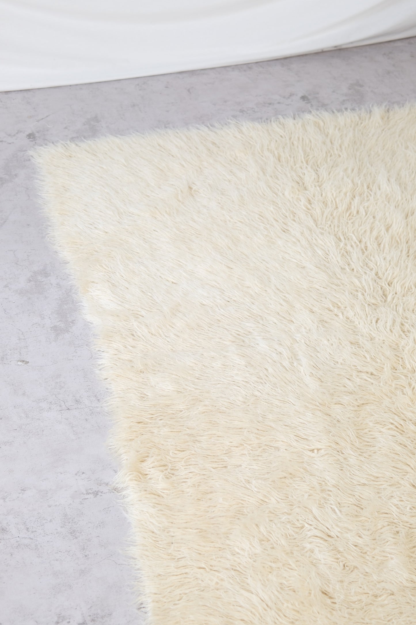 Vintage Sheep Wool Carpet