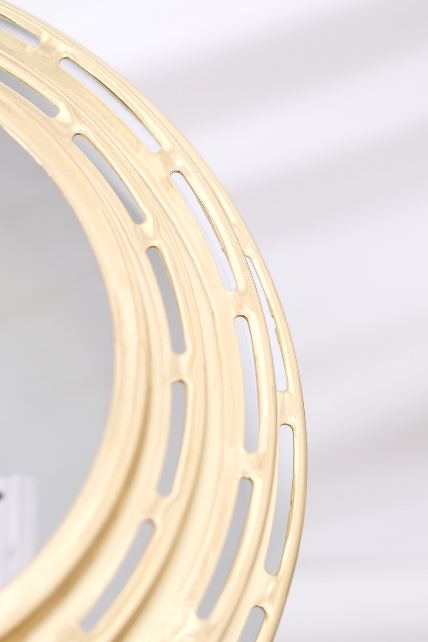 Alvar Aalto A335B brass lamp, manufactured by Valaisinpaja