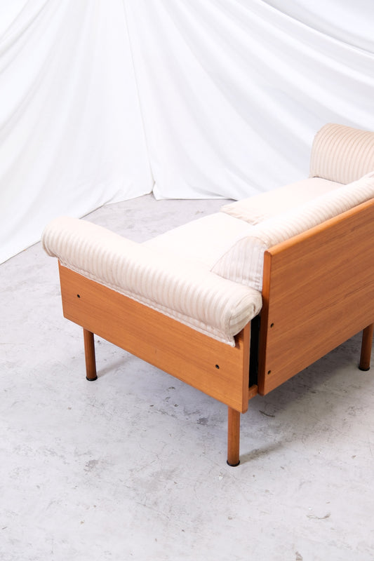 Yrjö Kukkapuro Ateljee 2-seater Sofa - Teak & Velvet