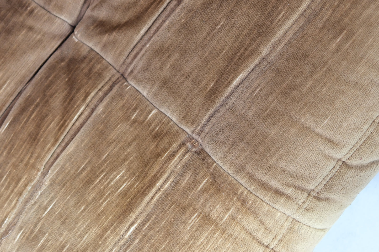 Vintage Ligne Roset Togo Sofa Set – Brown Velvet