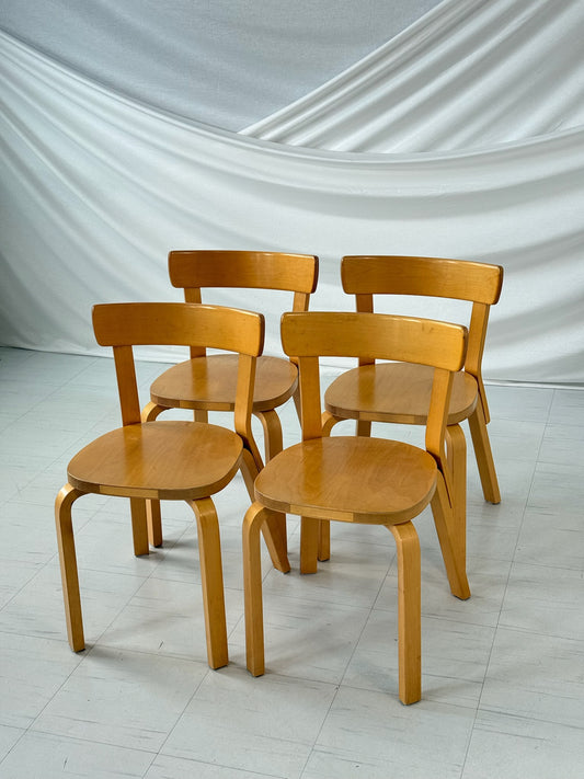 アルヴァ・アアルト作 アルテック69チェア(4脚セット)