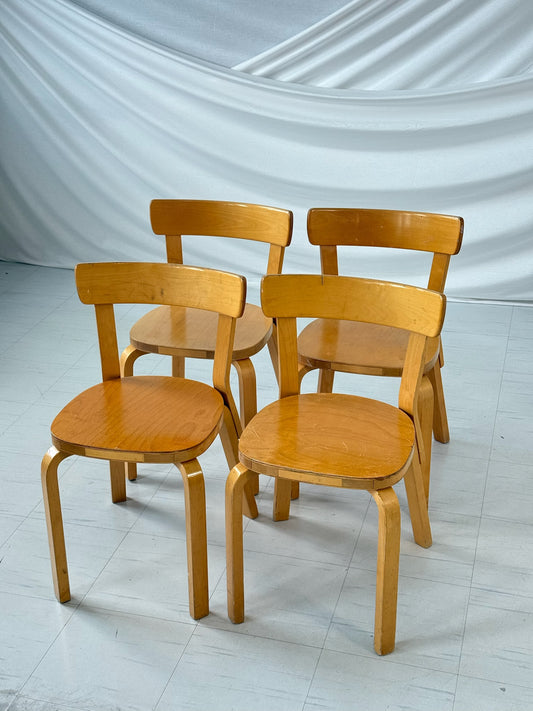 アルヴァ・アアルト作 アルテック69チェア(4脚セット)