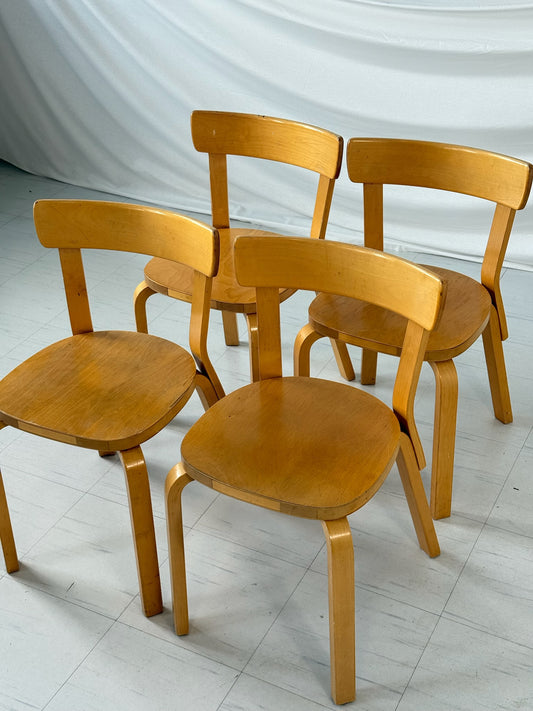 アルヴァ・アアルト作 アルテック69チェア(4脚セット)