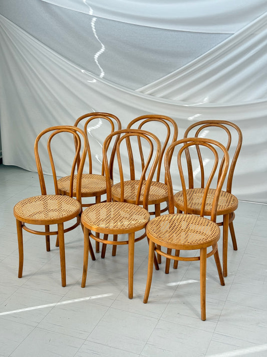 ZPM ラドムスコ曲げ木椅子(籐製シート付き)