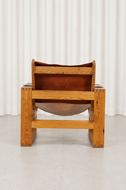Vintage Pine Safari Chairs 1970s (2pcs)