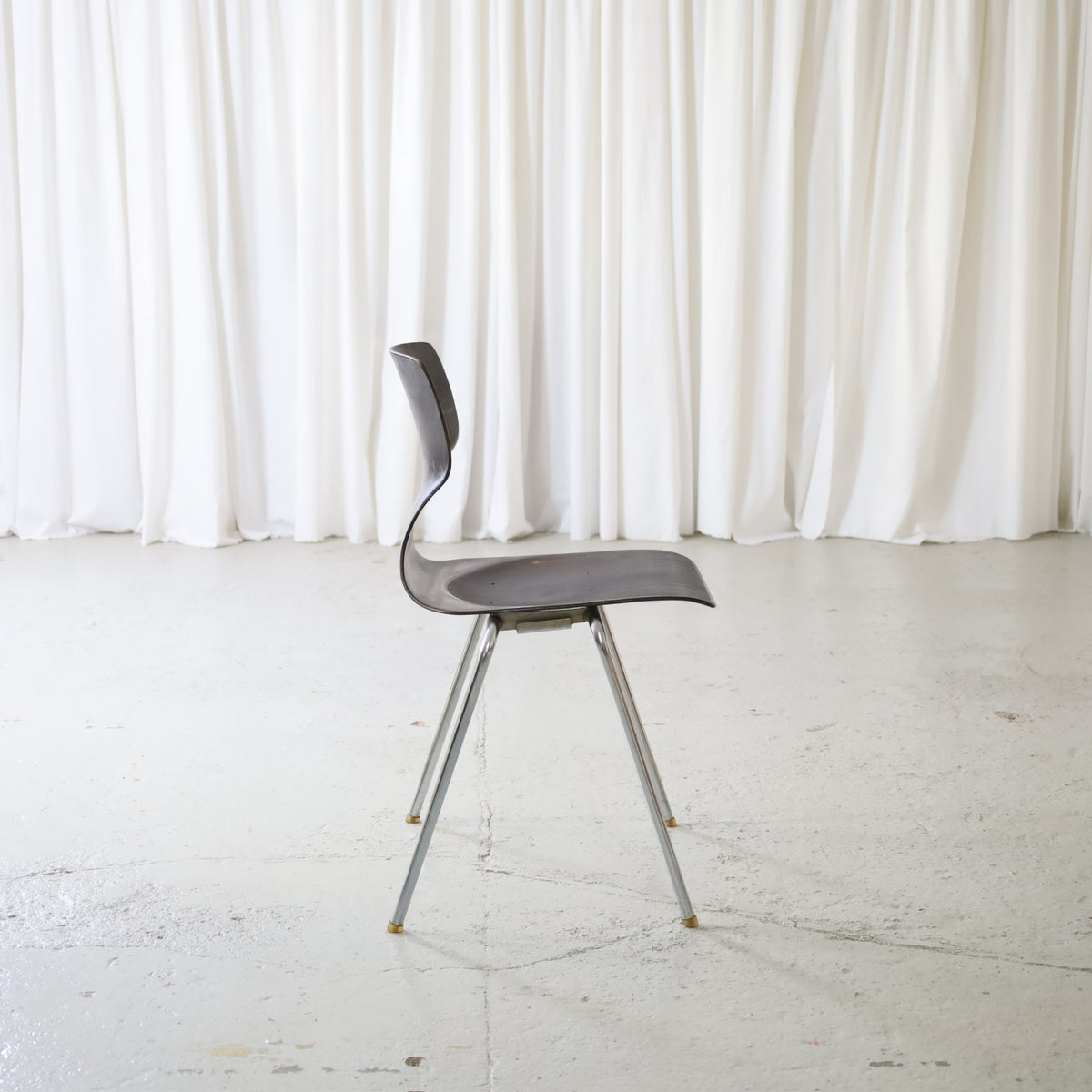 1970s Flötotto Pagholz Stacking Chair, vintage Flötotto Pagholz stacking chair profile