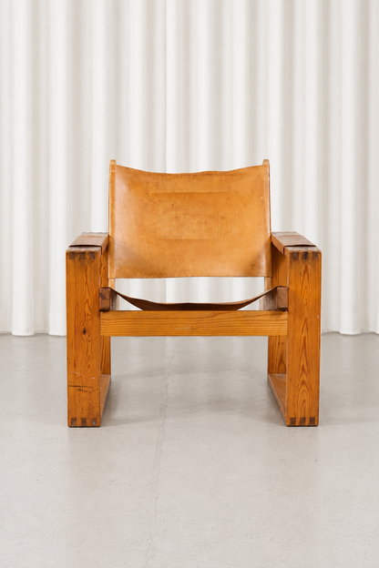 Vintage Pine Safari Chairs 1970s (2pcs)