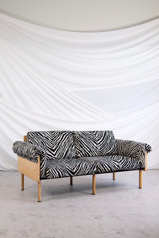 Yrjö Kukkapuro Ateljee 2-Seater, Zebra Fabric