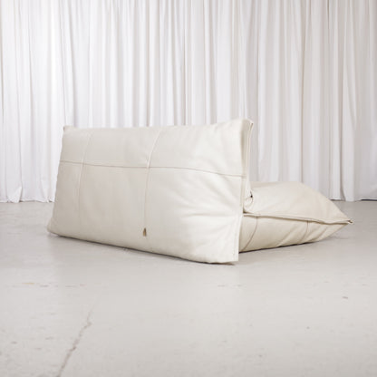 Opposite rear angle of Yoko leather sofa