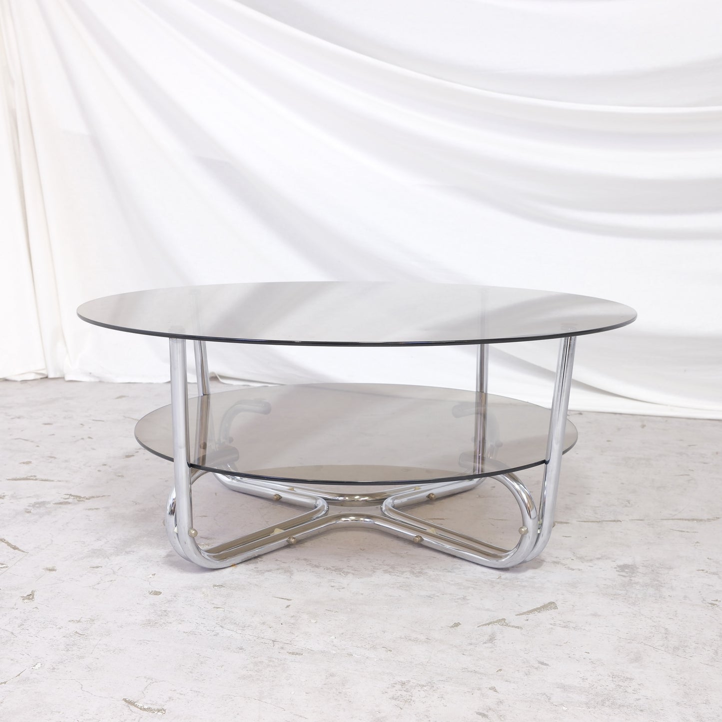 Vintage Italian Glass Coffee Table