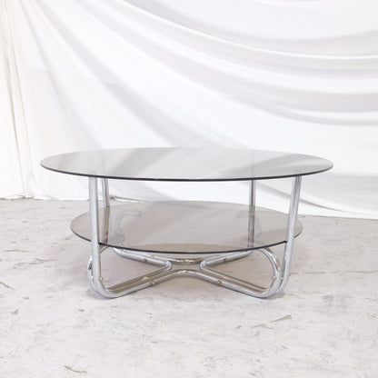 Vintage Italian Glass Coffee Table