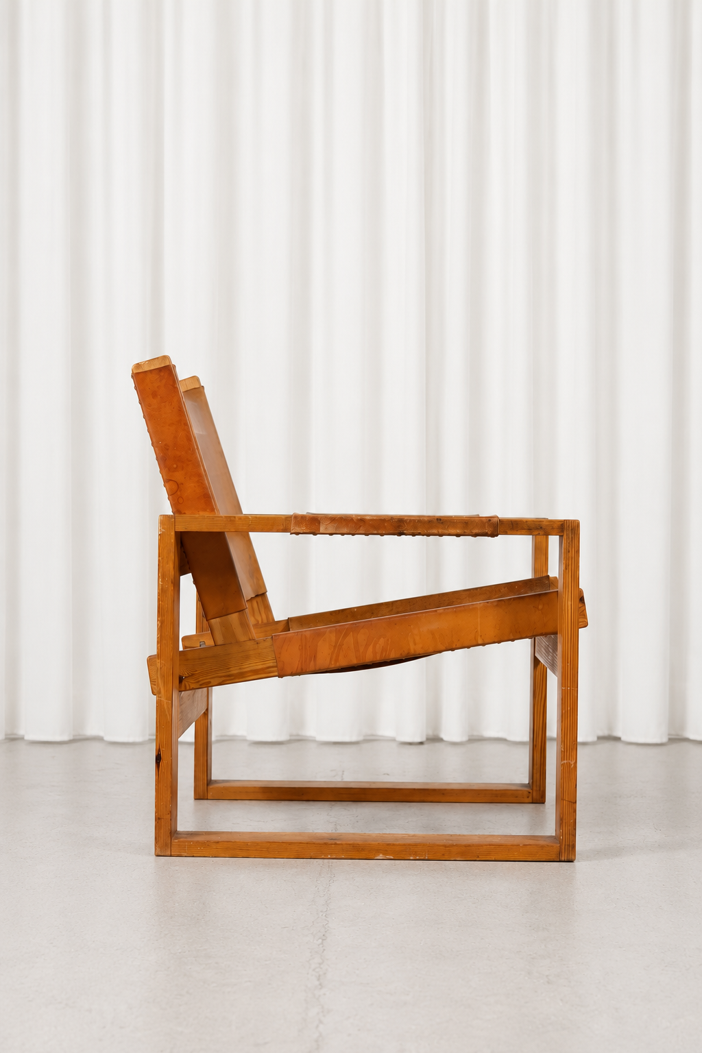 Vintage Pine Safari Chairs 1970s (2pcs)