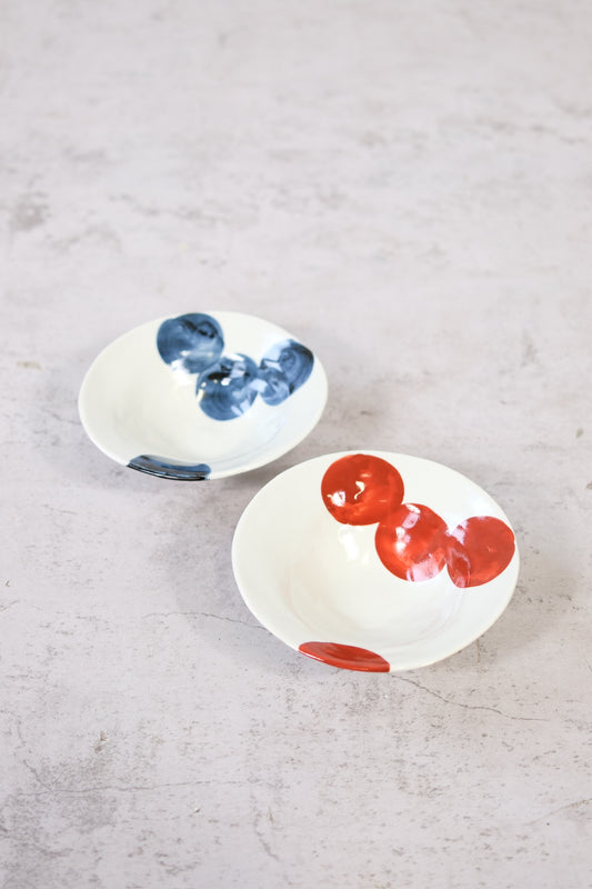 hand-painted Japanese ceramic bowls