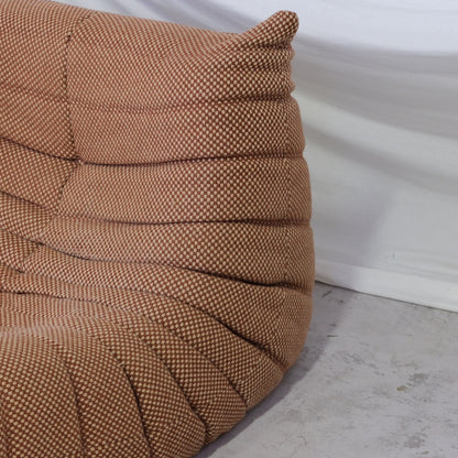 Ligne Roset Togo Set in Brown Wool Fabric - Michel Ducaroy