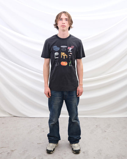 PINO Design Objects T-Shirt - Washed Black