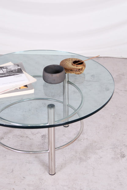 Vintage Glass Coffee Table