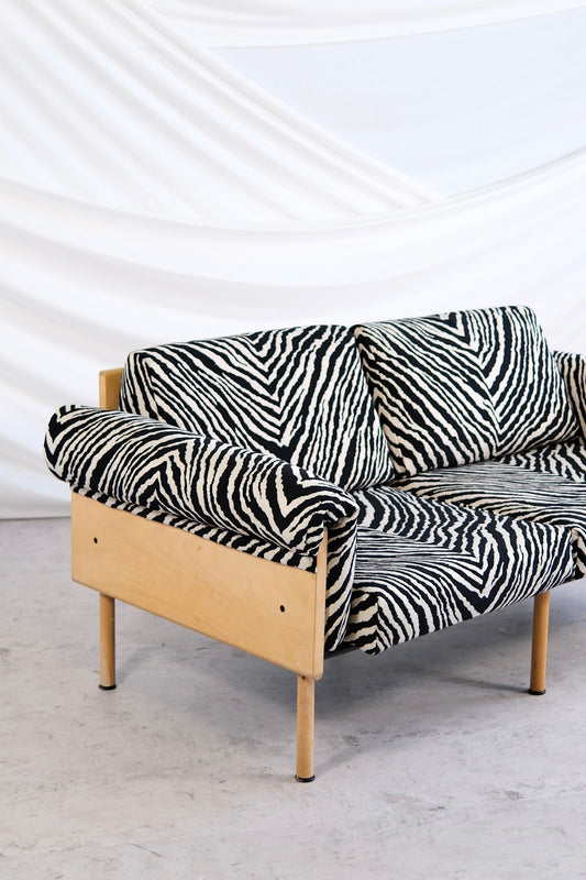 Yrjö Kukkapuro Ateljee 2-Seater, Zebra Fabric
