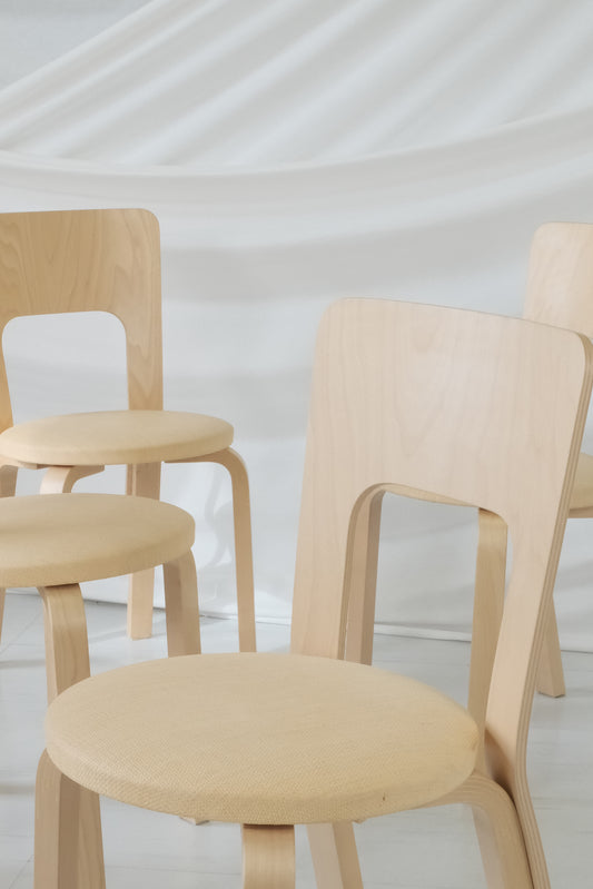 Artek 66 チェア、ニーニカンガス張り