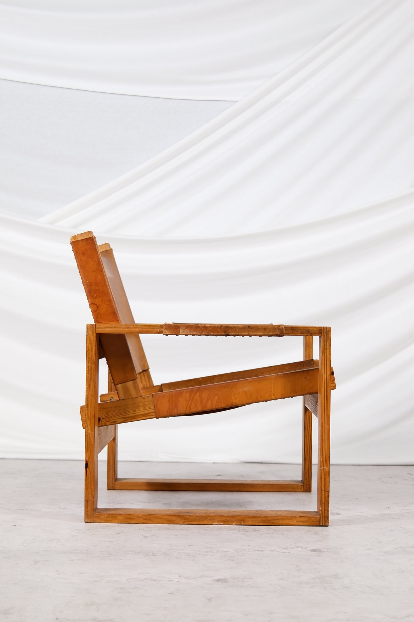 Vintage Pine Safari Chairs 1970s (2pcs)