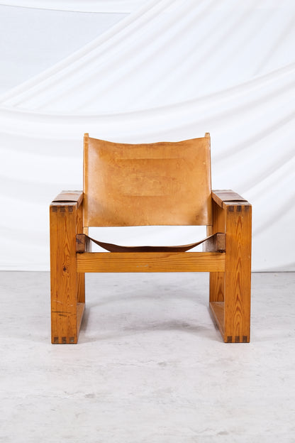 Vintage Pine Safari Chairs 1970s (2pcs)