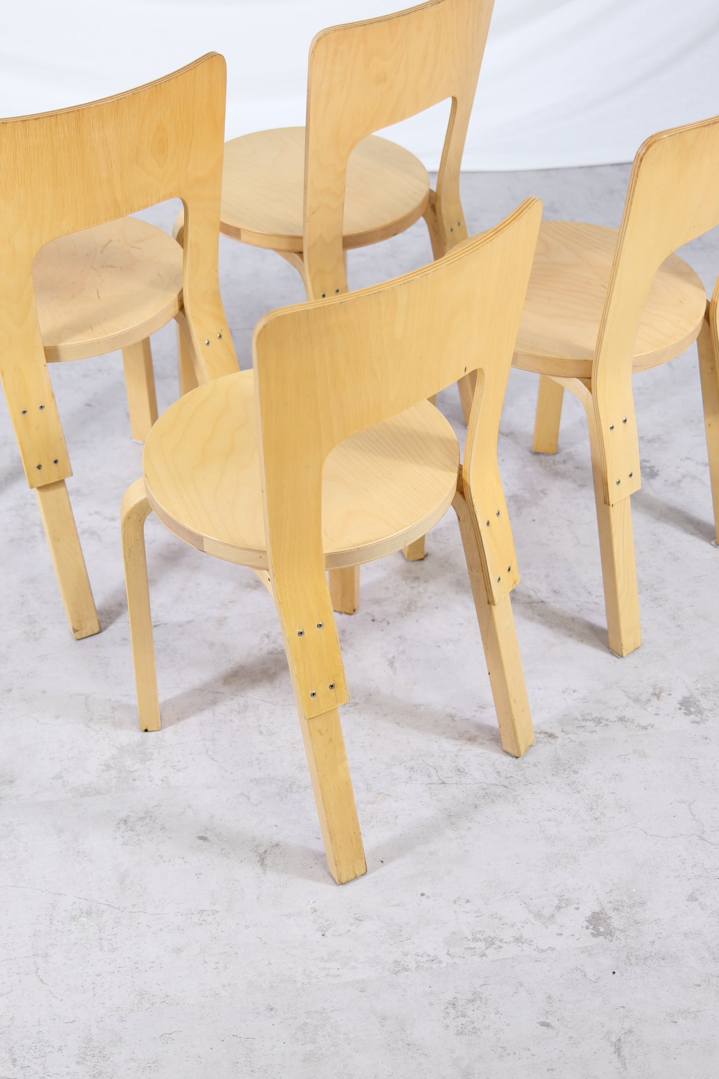 Artek 66 chair - Alvar Aalto (4 pcs)
