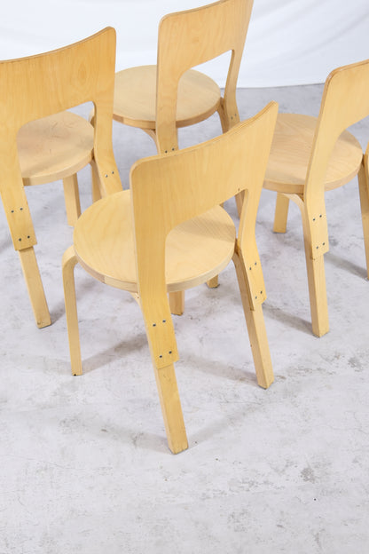 Artek 66 chair - Alvar Aalto (4 pcs)