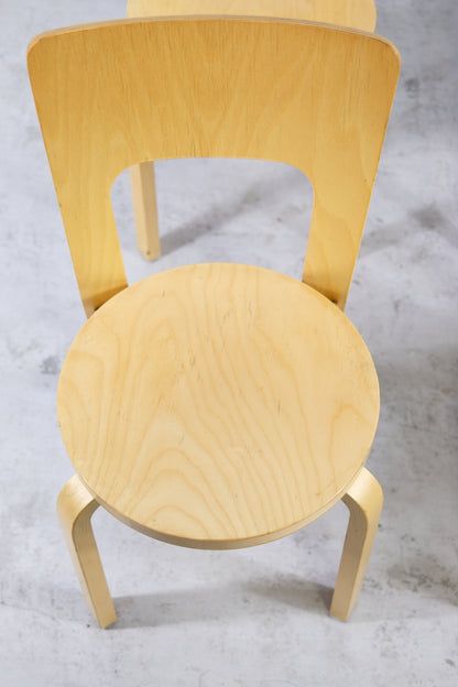 Artek 66 chair - Alvar Aalto (4 pcs)