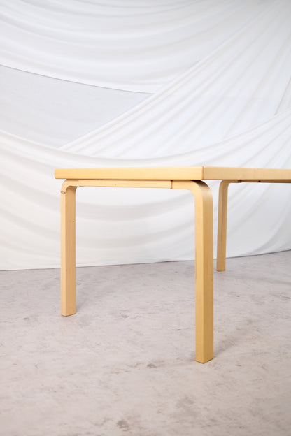 Artek 82A Table, Black Linoleum, Alvar Aalto