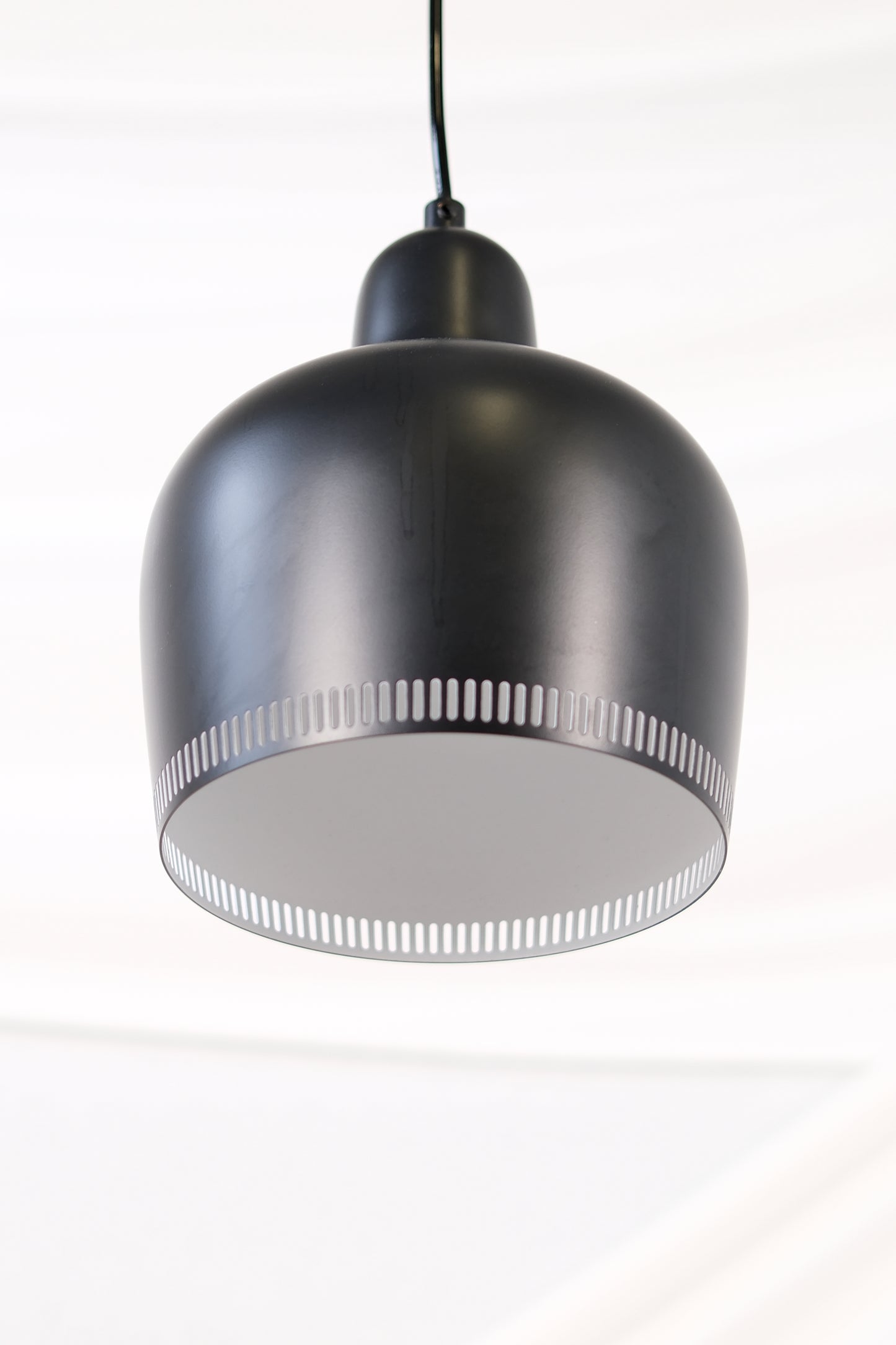 Aalto A330S Golden Bell Pendant Lamp, Black